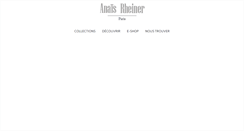 Desktop Screenshot of anaisrheiner.com